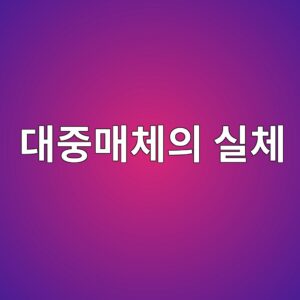 대중매체의 실체