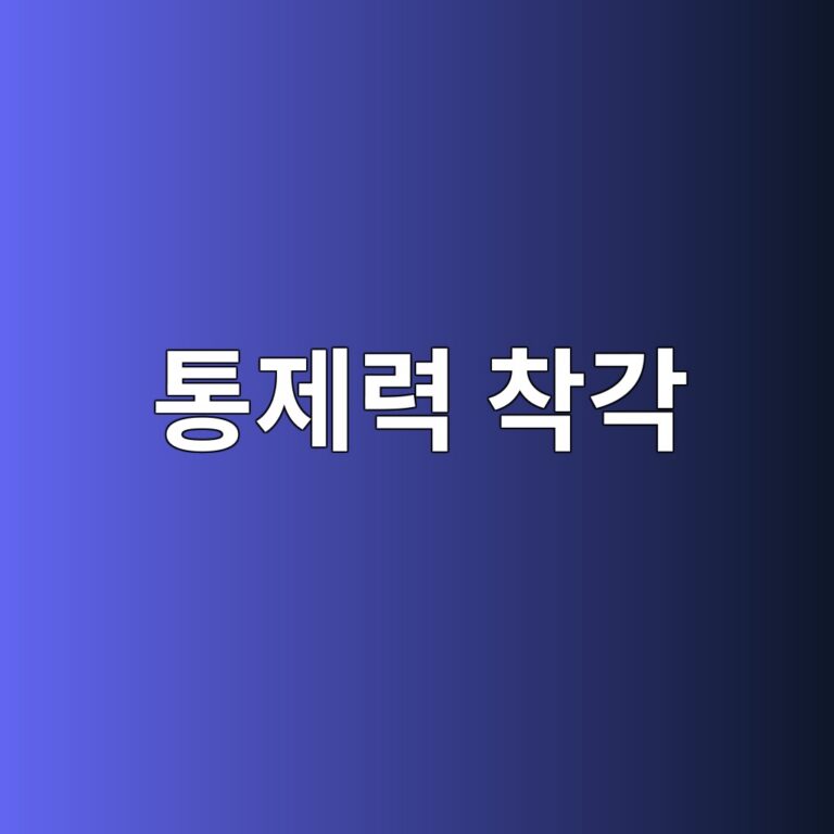 통제력 착각