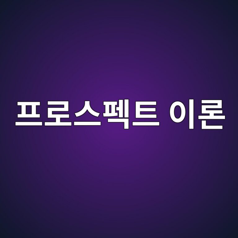 프로스펙트 이론
