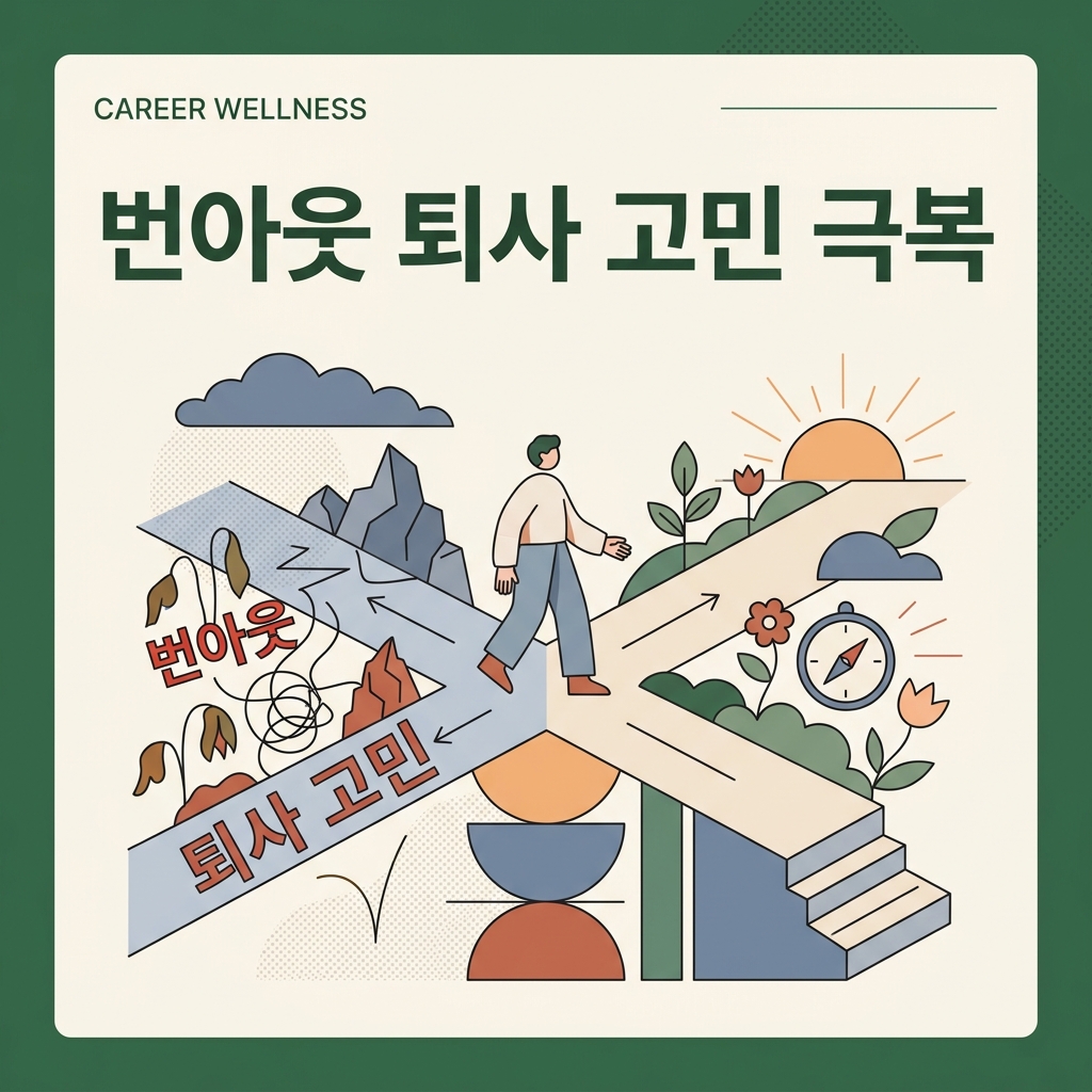 직장인 번아웃과 퇴사 고민, 삶은 개구리 심리 극복법 썸네일